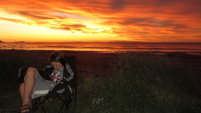 Freedom Camping ved Garden Road Carpark ved Raumati Beach på rejse i New Zealand