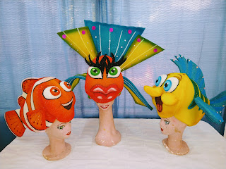 Gorro o Sombrero en goma espuma de Pez, Nemo, Flowder
