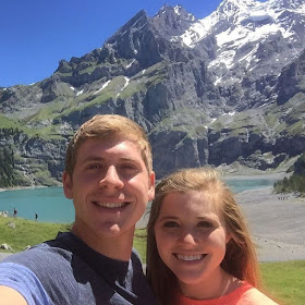 Joy and Austin Forsyth honeymoon in Kandersteg, Switzerland