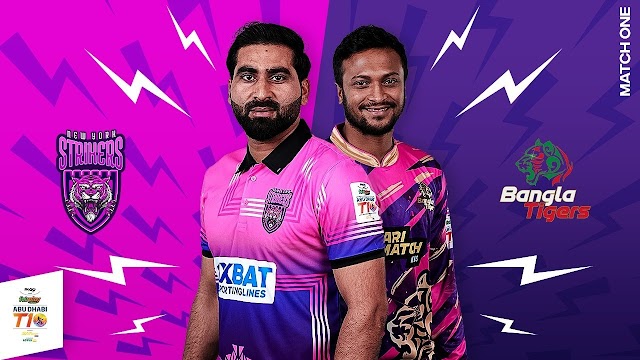 Abu Dhabi T10 League 2022 Bangla Tigers vs New York Strikers