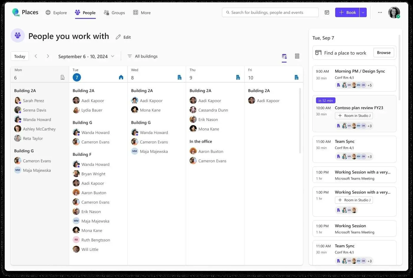 Microsoft Places เปิดตัว ตัวช่วยวางแผนทำงานใน Office ยุคไฮบริดพลัง AI
