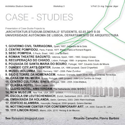 EAD | ASG 2011-02-28 WS3 Task 1 | Case Studies