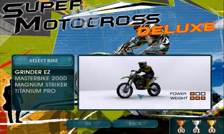 تحميل لعبة الدراجات النارية Super Motocross Deluxe برابط مباشر