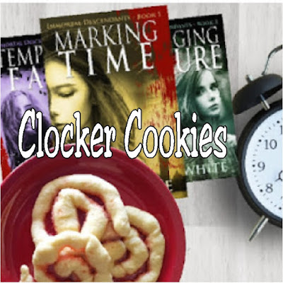 Enjoy some time traveling with spiral cookies inspired by the time travel book series Clocker Cookies.  You'll enjoy some sweet, yummy cookies while enjoying a great book series.