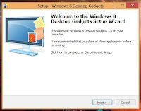 Utility for Desktop Sidebar Gadgets in Windows8