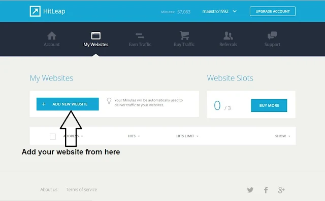 شرح موقع Hitleap لجلب الزوار لموقعك واكسب من الانترنت