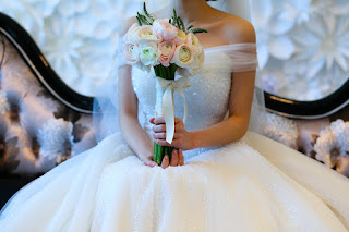 El vestido blanco de novia
