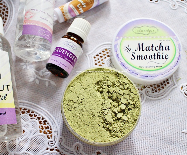 Tekstur Masker Matcha Smoothie