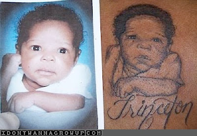 Baby Portrait Tattoos Went Wrong