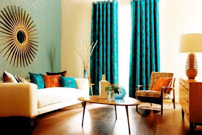 Turquise And Orange Home Decor - Home Decorating Ideas