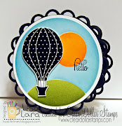 On this card I used the new set HOT AIR BALLOON. (hotairballoonll )