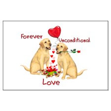 Labrador Valentine Wish Card