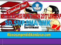 Kisi-Kisi PLPG sertifikasi Guru semua bidang Studi tahun 2017