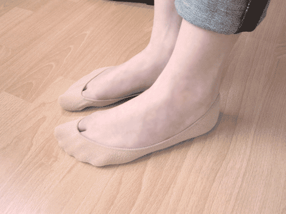 ballet flats socks. Three No-Show Socks for Ballet