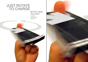 Concept Phone that Charges Its Battery When You Rotate It