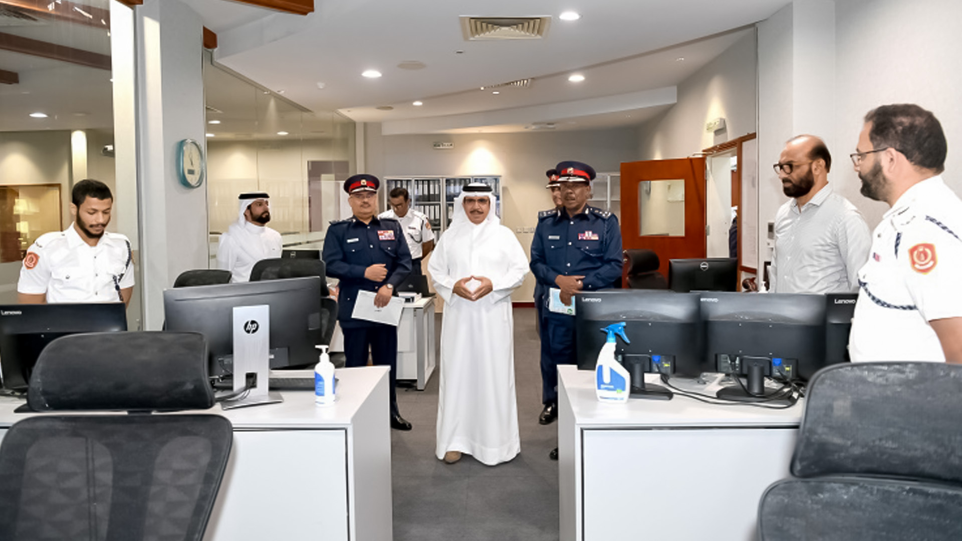 Bahrain Interior Minister visits General Directorate of Civil Defence