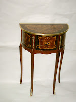 French Antique Marquetry Side Table