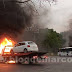 Sicarios quemaron vehículos en Tabasco, tras enfrentamiento con Fuerzas Federales en donde detuvieron a cuatro y abatieron a dos sujetos