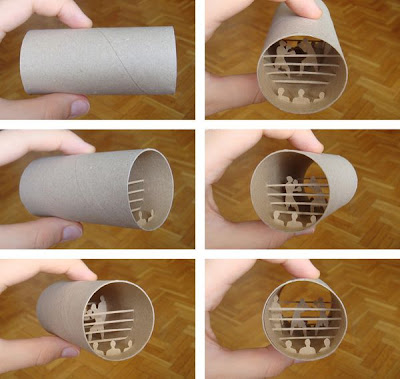 Toilet Paper Roll Art