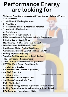 Performance Energy are looking for 