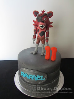 Bolo de aniversário Foxy the Pirate Fox