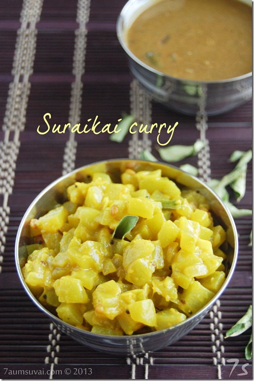 Suraikai curry | Bottle gourd stir fry