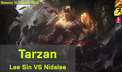 Tarzan Leesin JG vs Nidalee - KR 10.13