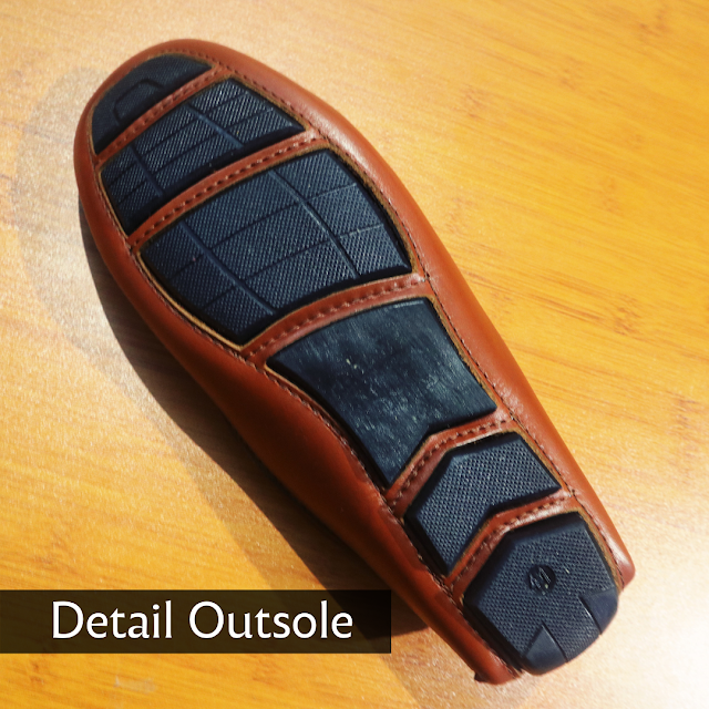 detail outsole sepatu kulit pria Chaief Leather
