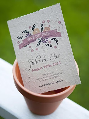Wildflower Invitation - Eco Wedding