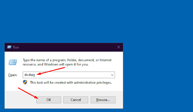 Cara membuka dxdiag di komputer atau laptop