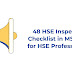  HSE  Inspection Checklist in MS Word for HSE Professionals 