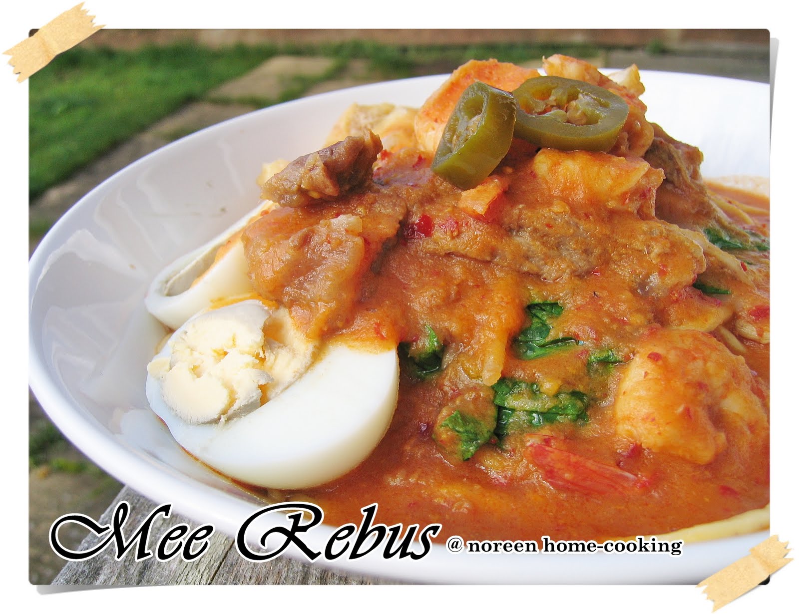My home cooking blog: Mee rebus resepi III