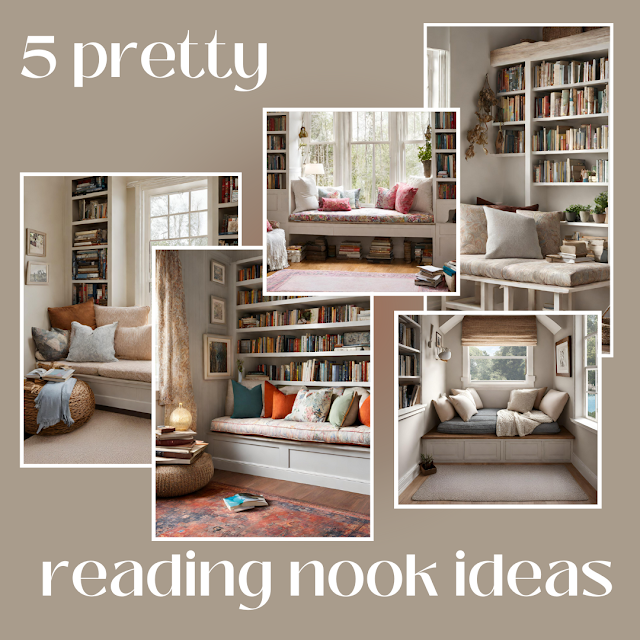 5 pretty reading nook ideas