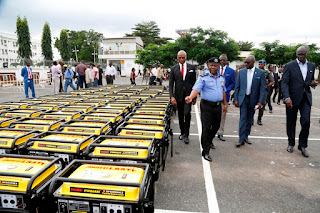 Ambode donates 120 5KVA generating sets to power police formations (photos)