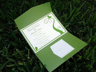 Green Wedding Invitations 