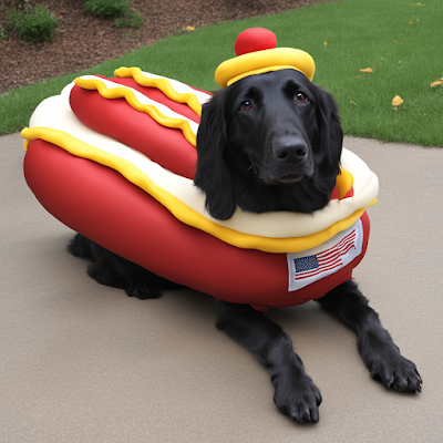 halloween hotdog dog costume, hotdog dog costume