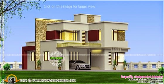 Villa rendering