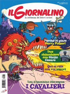 Il Giornalino. La settimana dei lettori curiosi 2017-07 - 12 Febbraio 2017 | ISSN 1123-0541 | TRUE PDF | Settimanale | Fumetti | Attualità | Società | Ragazzi
Il Giornaliino è una storica rivista italiana di ispirazione cattolica pubblicata a periodicità settimanale, che contiene fumetti e rubriche di vario genere.
Il Giornaliino è una rivista adatta ai bambini di età compresa tra i 6 e i 20 anni anche se sono molti gli adulti che, leggendo la rivista da ragazzi continuano a leggerla rendendone testimonianza nelle lettere inviate alla rivista.