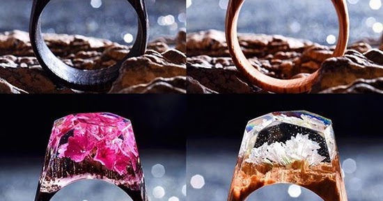 21 kerajinan  cincin unik dari bahan epoxy resin  1000 