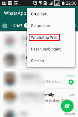 Gambar ilustrasi WhatsApp di hp android