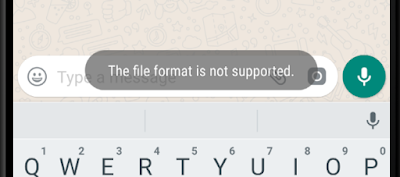 Cara Mengatasi Format File Whatsapp Tidak di Dukung