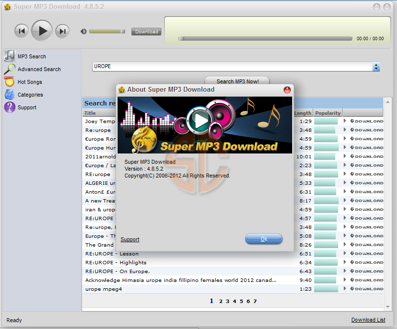 Super MP3 Download Pro 4.8.5.3 Full Version
