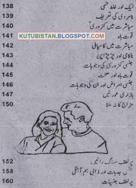 Contents of Suhag Raat Pdf Urdu Book