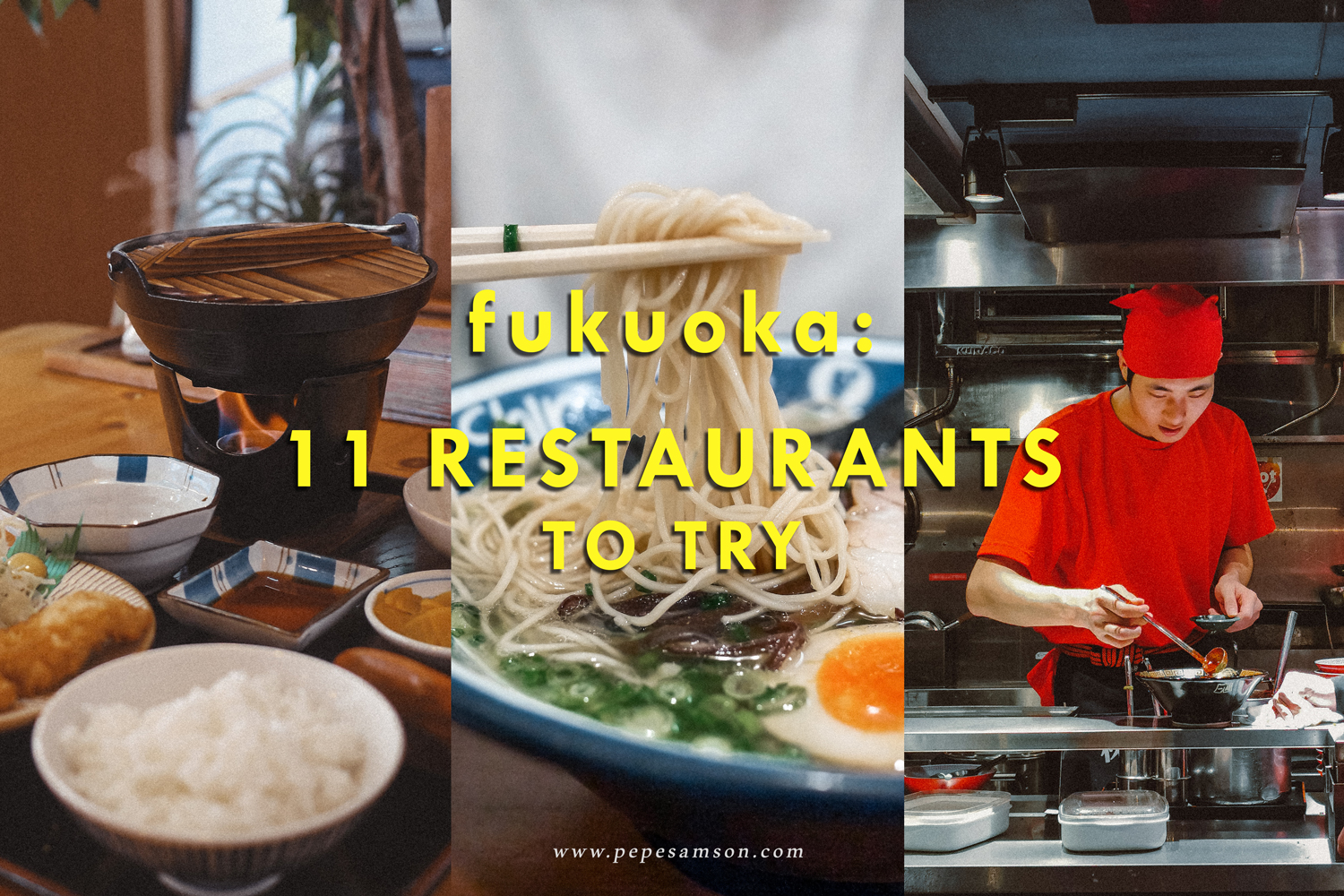 Fukuoka Food Trip: 11 Restaurants to Try