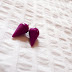 E0001- Purple Spike Earring