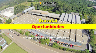 Becker Metalúrgica Industrial abre vagas em Gravataí