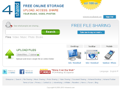 4shared - MP3 - Video - File Sharing Download