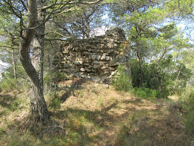 ALBÀ - CASTELL DE L'ALBÀ - ROCA FERRANA - MASOS I MASIES, restes del Castell de l'Albà