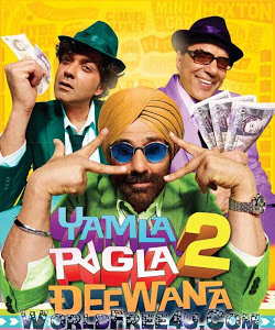 Poster Of Hindi Movie Yamla Pagla Deewana 2 (2013) Free Download Full New Hindi Movie Watch Online At worldfree4u.com