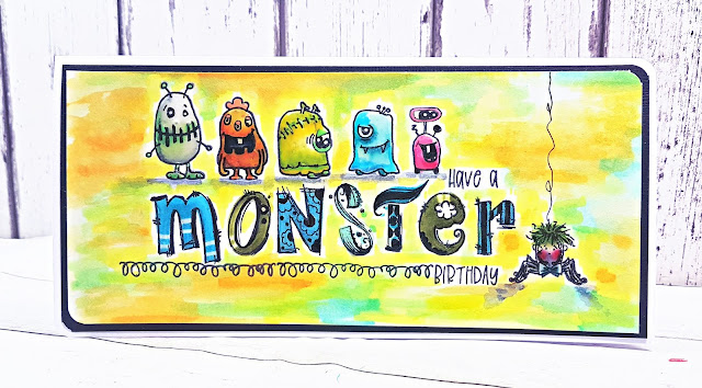 Polkadoodles Freaky Monsters, Funky Monsters & Funky Alphabet stamps